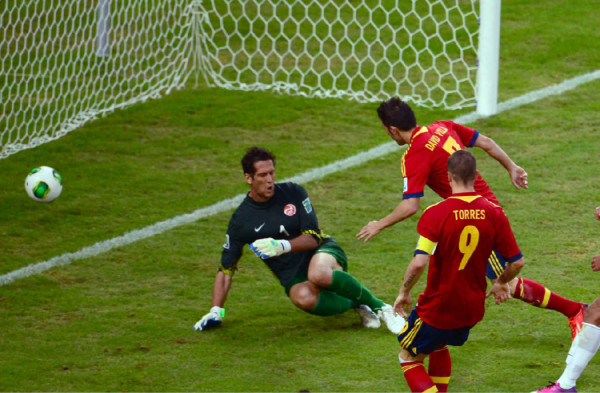 España aplastó 10-0 a Tahití en la Copa Confederaciones