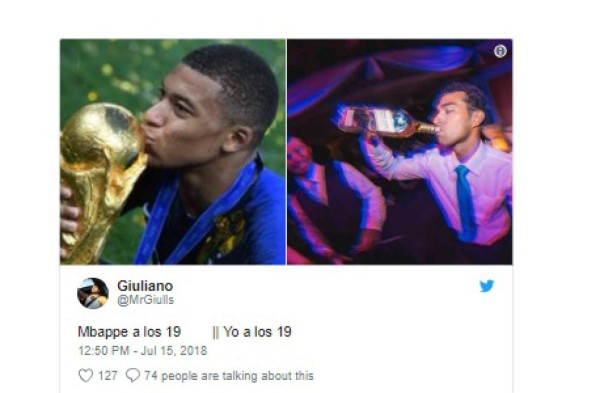 'Yo a los 19 años': Los memes sobre Mbappé que se hacen virales en redes sociales