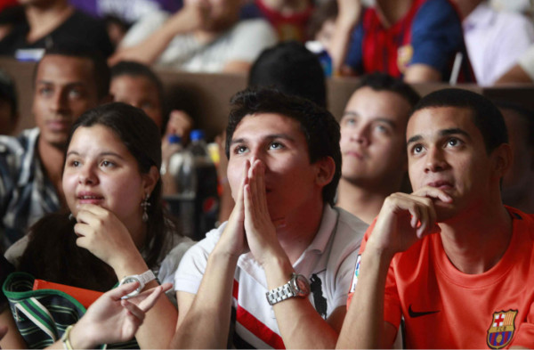 Ambiente en Honduras del clásico Real Madrid-Barcelona
