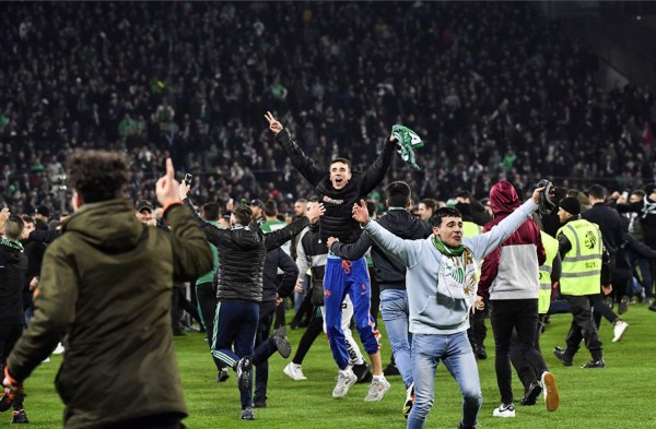Brutal celebración de un club de Francia que regresa a una final de Copa 38 años después