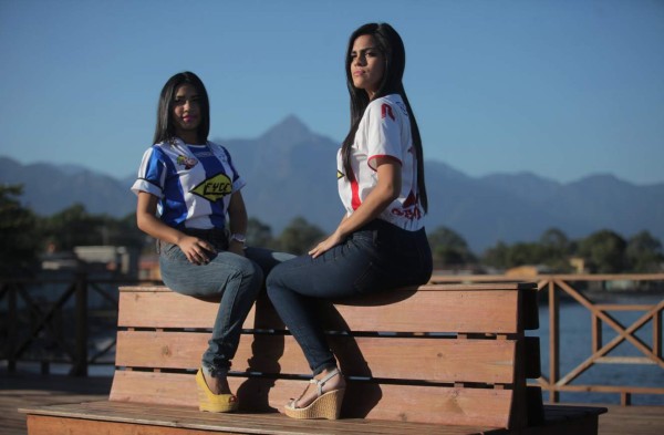 Conocé a Iris y Jacssiel, las bellas chicas que calientan el clásico ceibeño