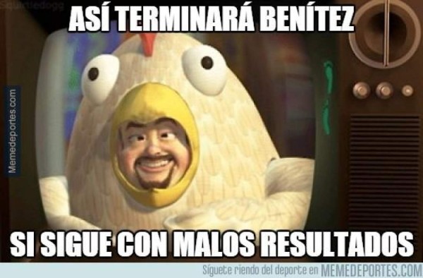 Burlas contra Rafa Benítez no paran en las redes sociales