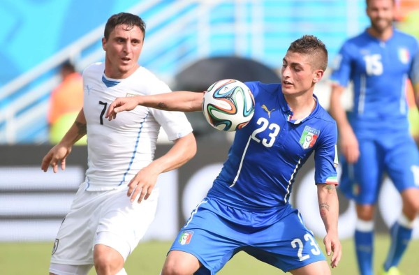 Uruguay le ganó a Italia 1-0 y se clasificó a los octavos