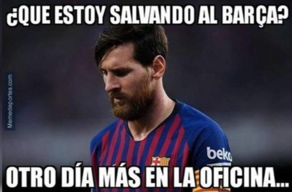 Los nuevos memes que castigan a Messi y Barcelona tras tirar la liga española ante Levante