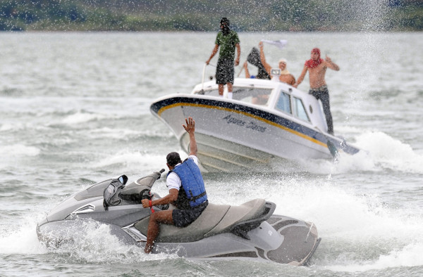 simulacro de medidas de seguridad antes de la Copa Mundial
