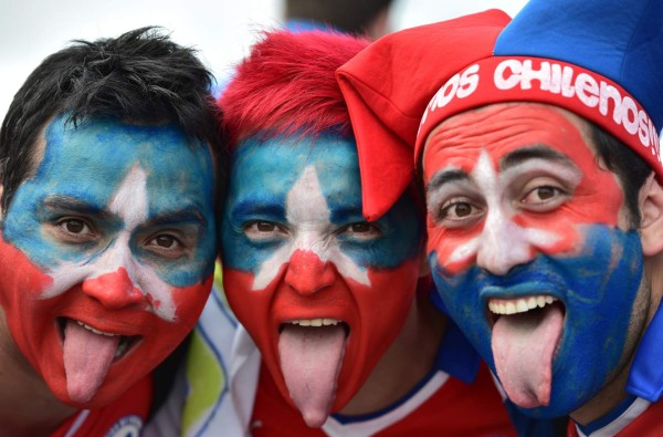 Las mejores imágenes del ambiente Chile-Holanda