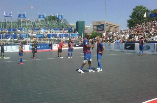 Kobe Bryant jugó con Pep Guardiola