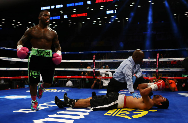 Nocaut del hondureño Eddie Gómez al mexicano Saúl Benítez