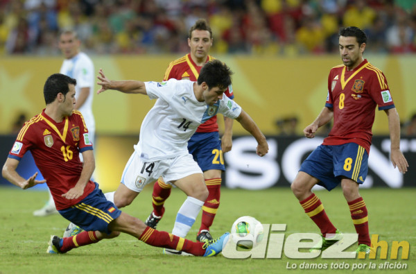 España derrotó 2-1 a Uruguay Copa Confederaciones