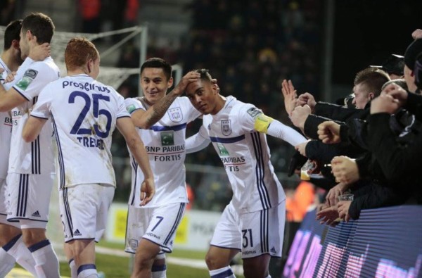 Andy Najar vuelve a ser titular con el Anderlecht