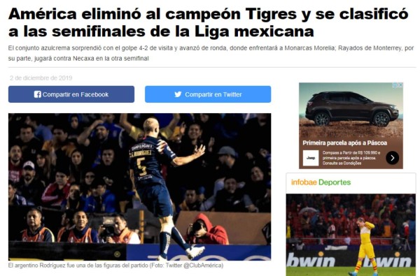 Liga MX: Así reacciona la prensa tras la épica remontada del América sobre Tigres