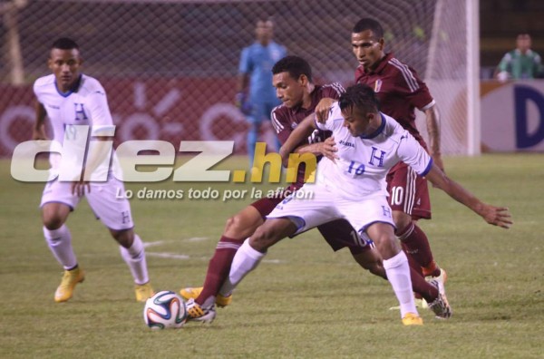 Las mejores imágenes del amistoso Honduras-Venezuela