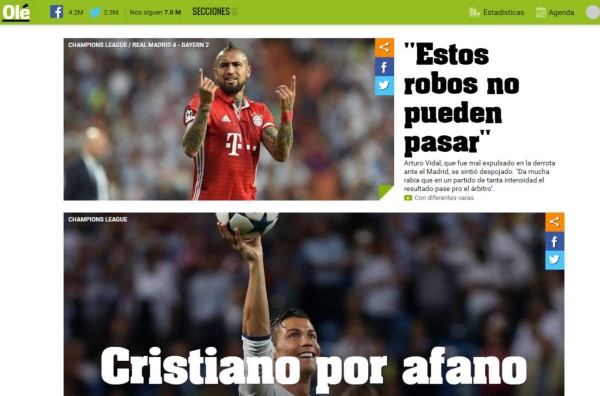 Lo que dice la prensa mundial sobre el polémico pase a semis del Real Madrid