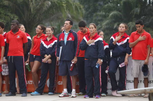 Centroamericano de natación en Honduras.