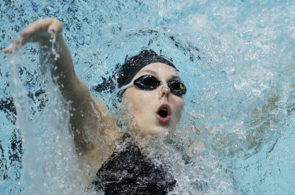 Copa del mundo de natación en Moscú.