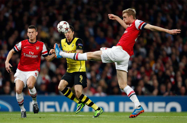 Arsenal FC vs BV Borussia Champions League.