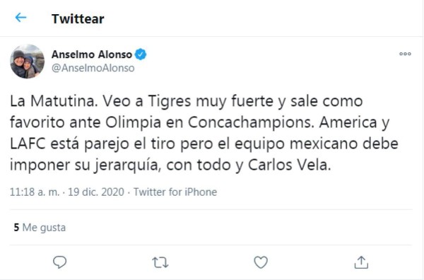 Lo que se dice en redes sobre el Tigres-Olimpia: 'Troglio, hacenos el favor... Con todo esta noche”