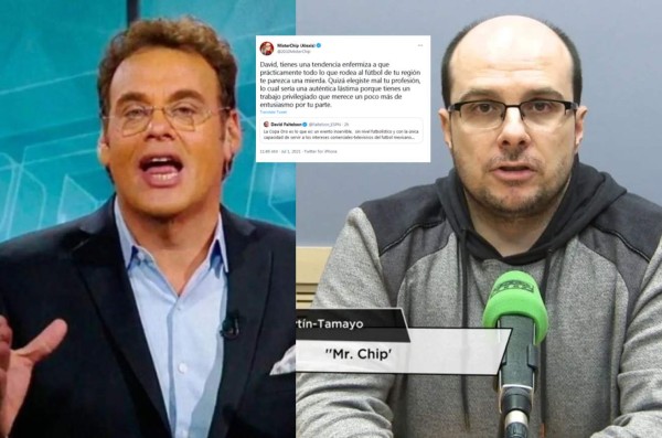 Polémica: David Faitelson tilda de 'torneo de basura' a la Copa Oro y MisterChip le responde con todo