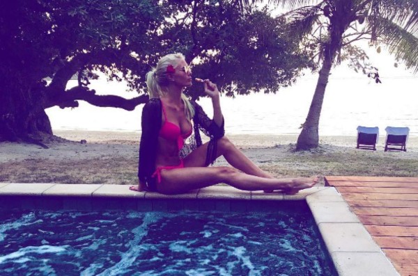 Las lujosas vacaciones de Maxi López y su tremenda novia sueca