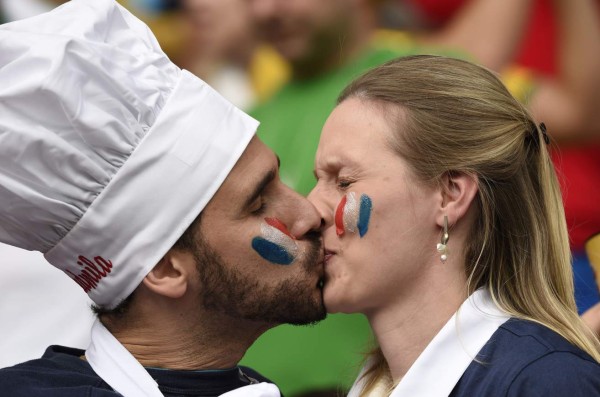 Brasil también es el mundial de los besos