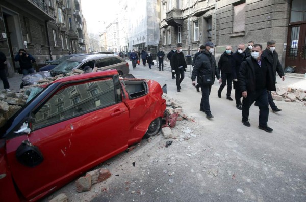 Fotos: Fuerte temblor sacude a Croacia en plena crisis mundial por coronavirus