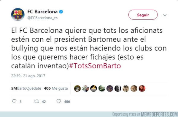 Neymar visita a sus ex compañeros y acribillan en memes al Barcelona