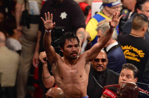 Las mejores fotos de la pelea Mayweather-Pacquiao