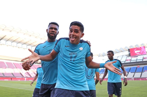 Así celebró Honduras la enorme remontada sobre Nueva Zelanda en Tokio; el uniforme que sorprendió a muchos