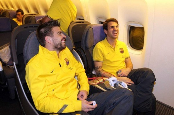 El lujoso e imponente avión del Barcelona