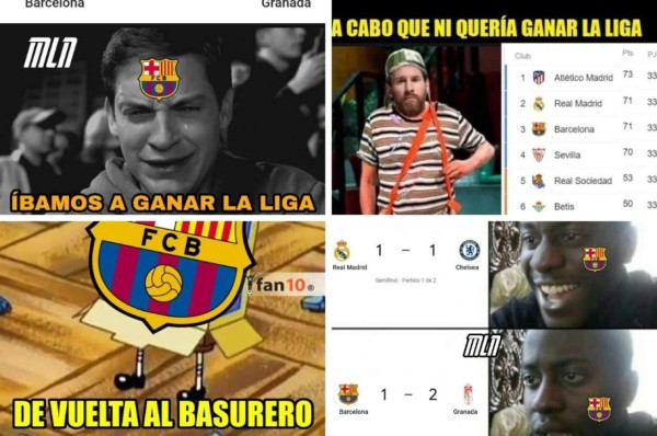 Los memes despedazan al Barcelona tras perder ante el Granada y dejar ir el liderato