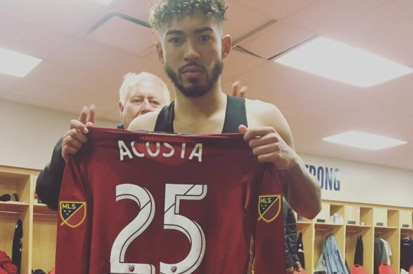 Hondureño Danny Acosta debuta en la MLS con el Real Salt Lake