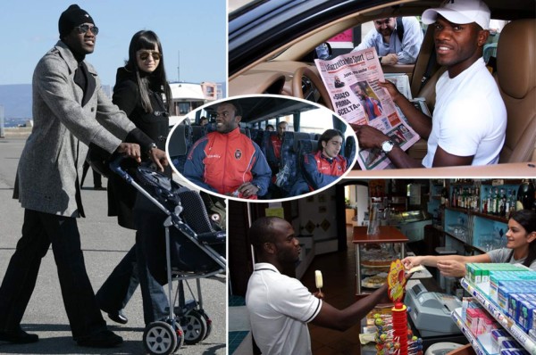Inéditas fotos de David Suazo en Cerdeña, su segunda ciudad