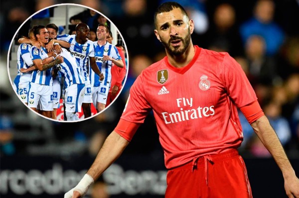 Benzema salva el ridículo del Real Madrid ante Leganés en Butarque