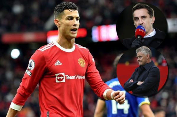 Gary Neville y el enfado de Cristiano Ronaldo en el United: ''Mirá, si vas a hacer eso, hazlo en el vestuario''