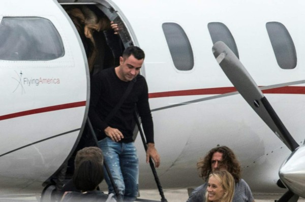 La boda de Messi: Tres históricos del FC Barcelona han llegado a Rosario