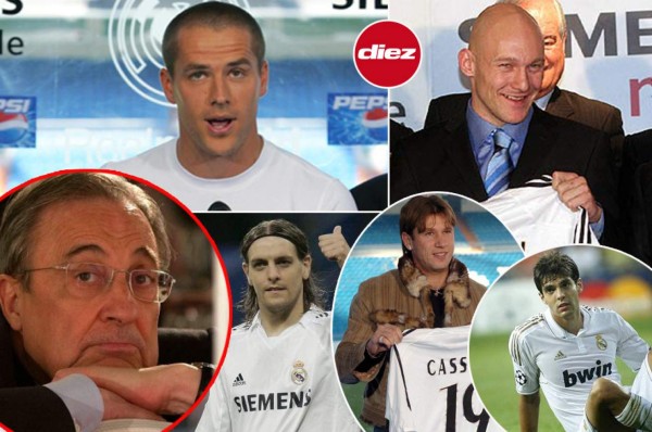 ¡Terribles! Los fichajes más decepcionantes de Florentino Pérez en el Real Madrid