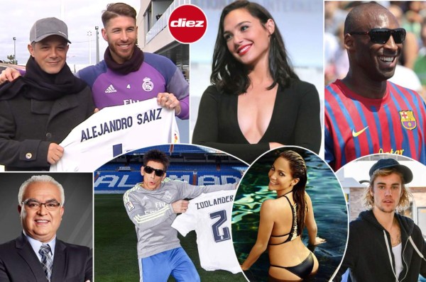 ¡Uno fue portero! Los grandes famosos que son seguidores del Barcelona y Real Madrid