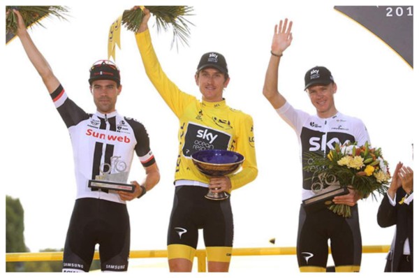 Roban el trofeo del Tour de Francia en una exhibición