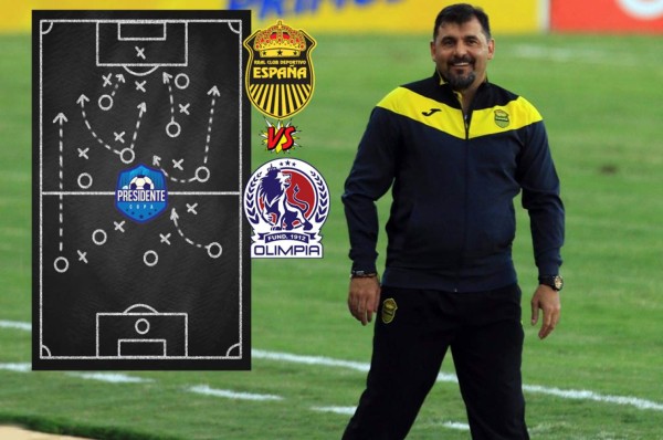 ¡Con novedad! El 11 con el que Real España buscaría echar a Olimpia de Copa Presidente