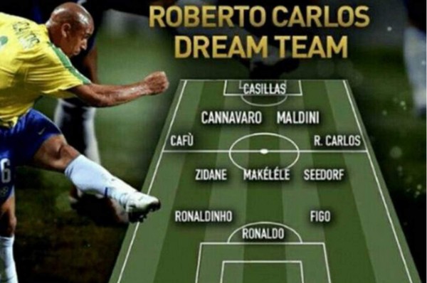 Roberto Carlos elige su 'once ideal' ¡sin ningún jugador activo del Real Madrid!