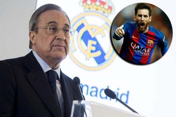 Florentino Pérez: 'Me hubiese gustado tener a Messi en el Madrid'