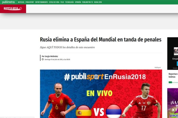 Prensa española e internacional ataca a España por eliminación en Rusia