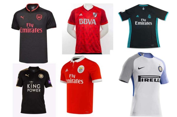 Las camisas mas bonitas de los clubes a nivel mundial en 2017