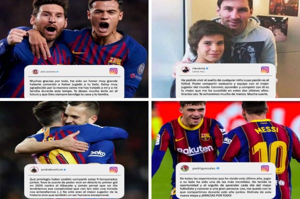 Ter Stegen sorprende: los emotivos mensajes de los compañeros de Messi tras su salida del FC Barcelona: 'Cambiaste el fútbol'&nbsp;&nbsp;&nbsp;