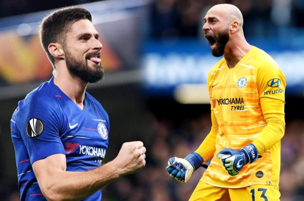 Chelsea renueva a Olivier Giroud y a Willy Caballero por una temporada más