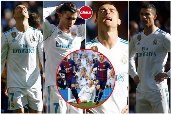TRISTES: Las dolorosas imágenes de Cristiano tras perder el Clásico ante Barcelona