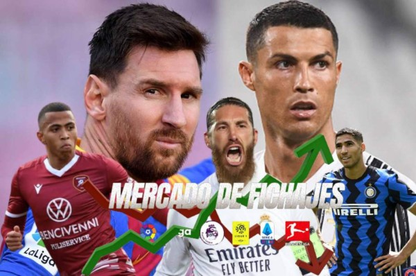Mercado: ¡Messi es agente libre! Cristiano no renovaría, Ramos platica con PSG y hondureño es noticia