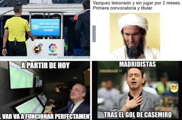 Los memes humillan al Real Madrid por la 'ayuda' del VAR y por el doblete de Casemiro