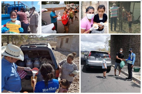 ¡Héroes sin capa! Ellos han tendido la mano a necesitados en Honduras en plena cuarentena
