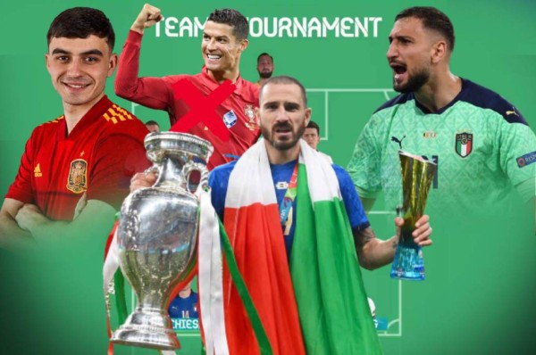 ¡Sin Cristiano! El explosivo once ideal de la Eurocopa 2021 con revelaciones y ausencias incluidas